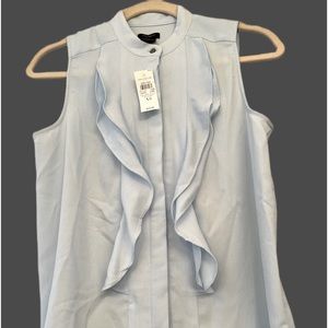 Ann Taylor Ruffle Blouse